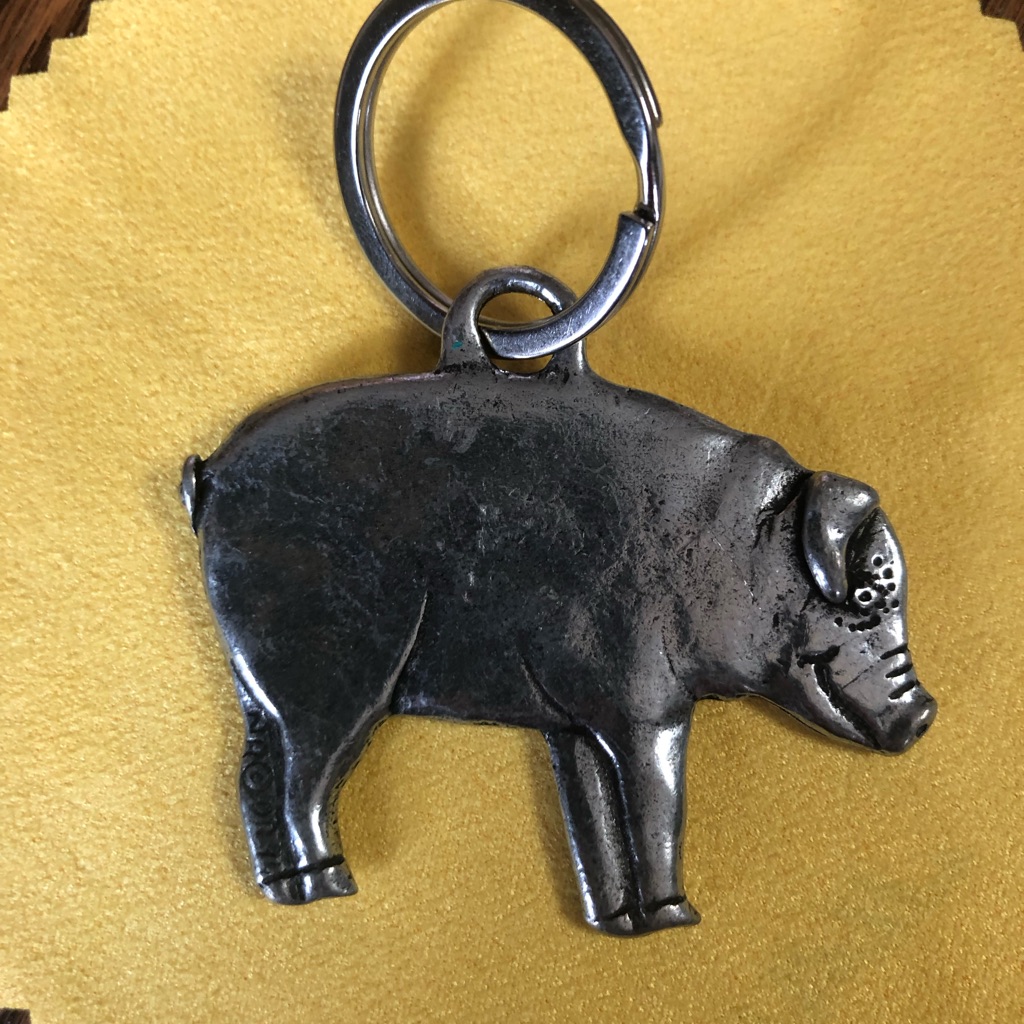 3/$15 Nwt, Handmade By A Charmed Life. Heavy Pewter Pig